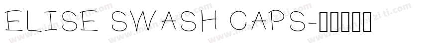ELISE SWASH CAPS字体转换